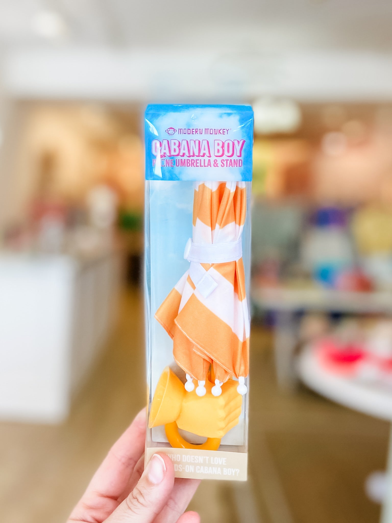 Cabana Boy Phone Umbrella- Orange