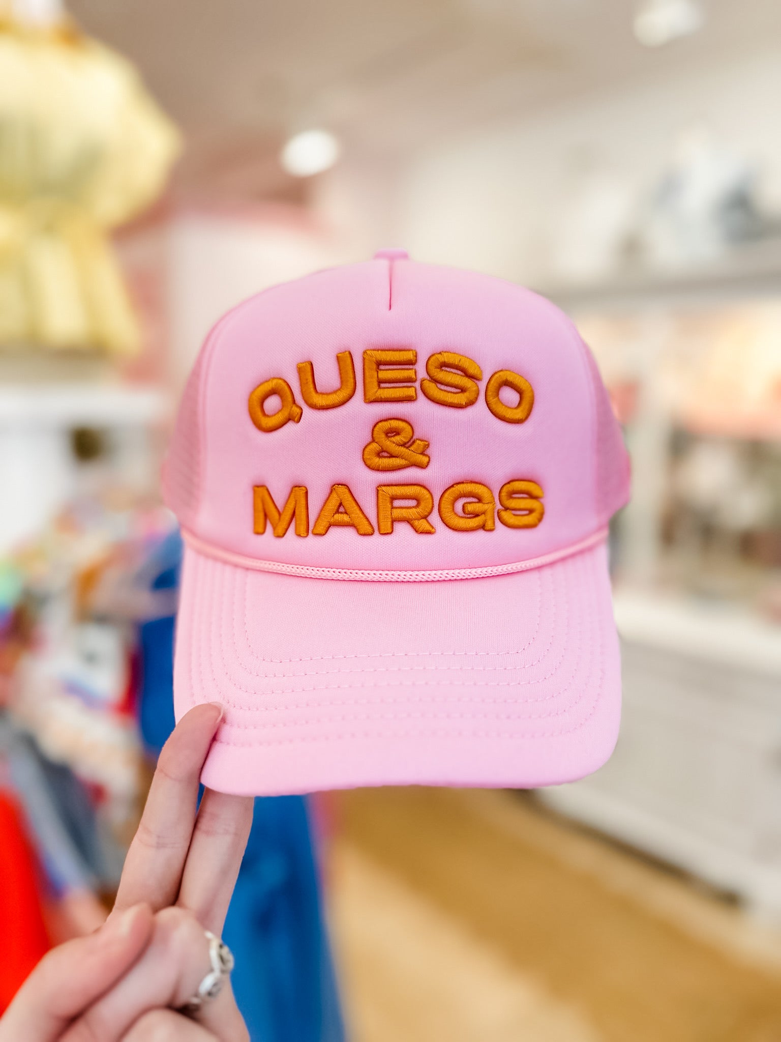 Queso & Margs Puff Trucker Hat