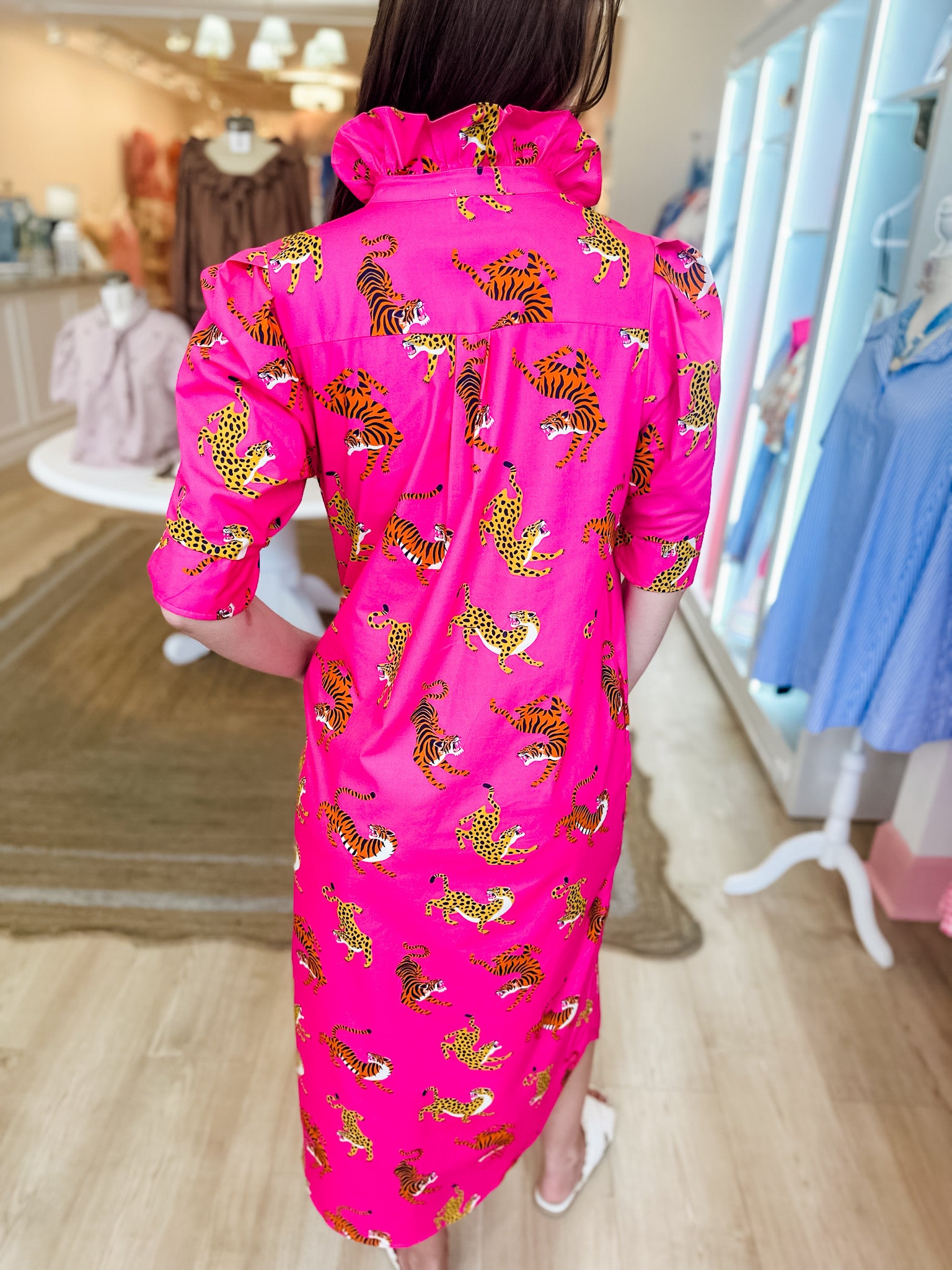 Safari Pop Midi Dress