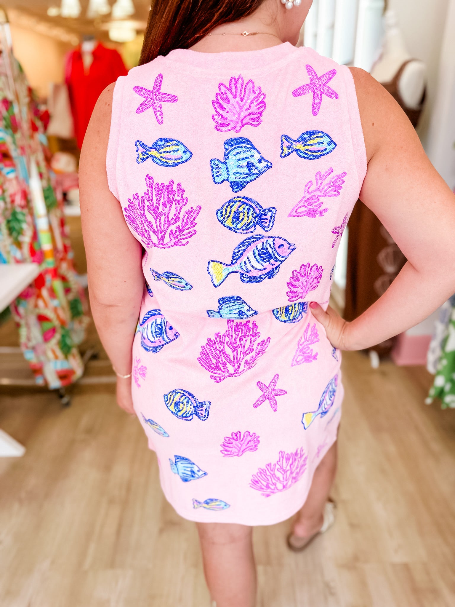 BELLE CHER Under the Sea Sequin Dress