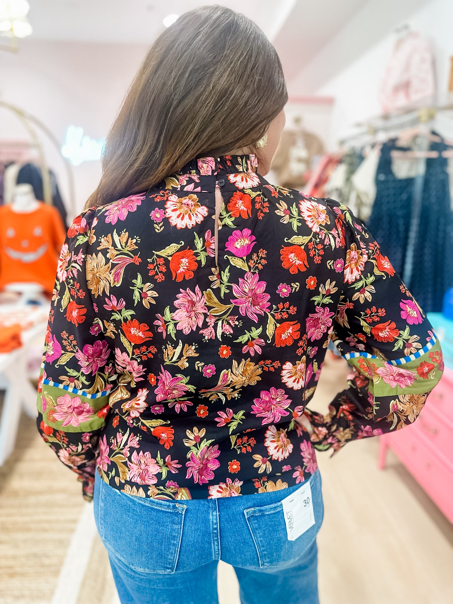 Nocturnal Florals Blouse