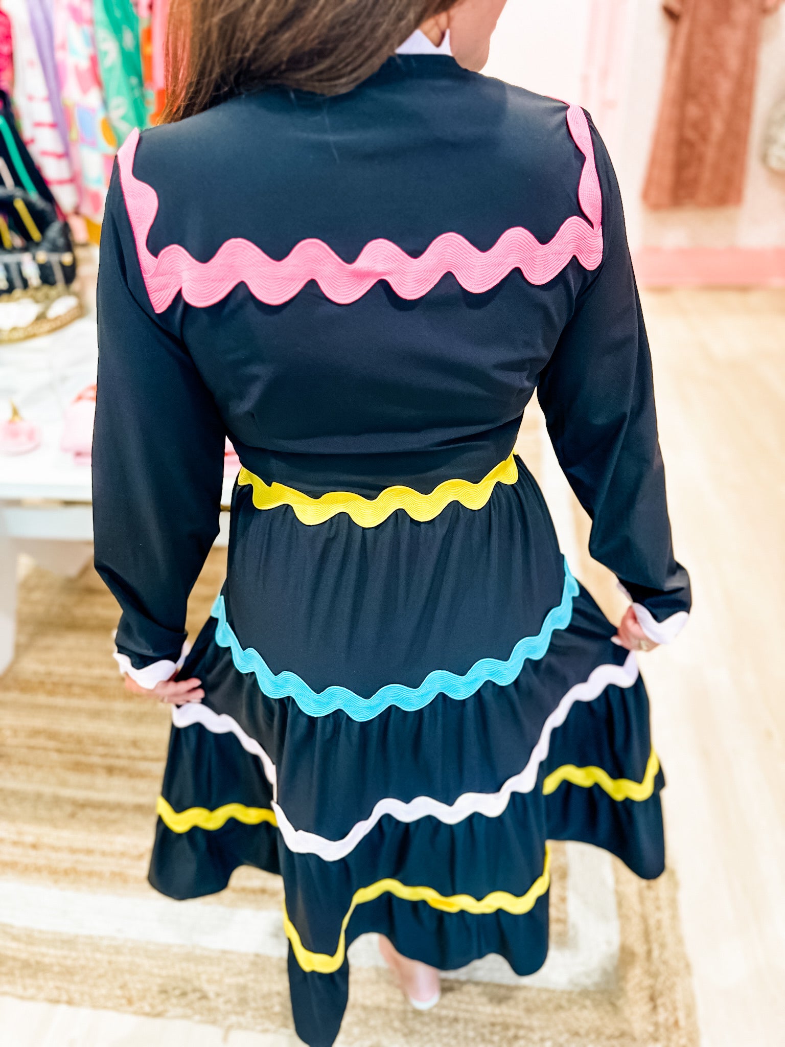 Celebrate in Color Ric Rac Dress