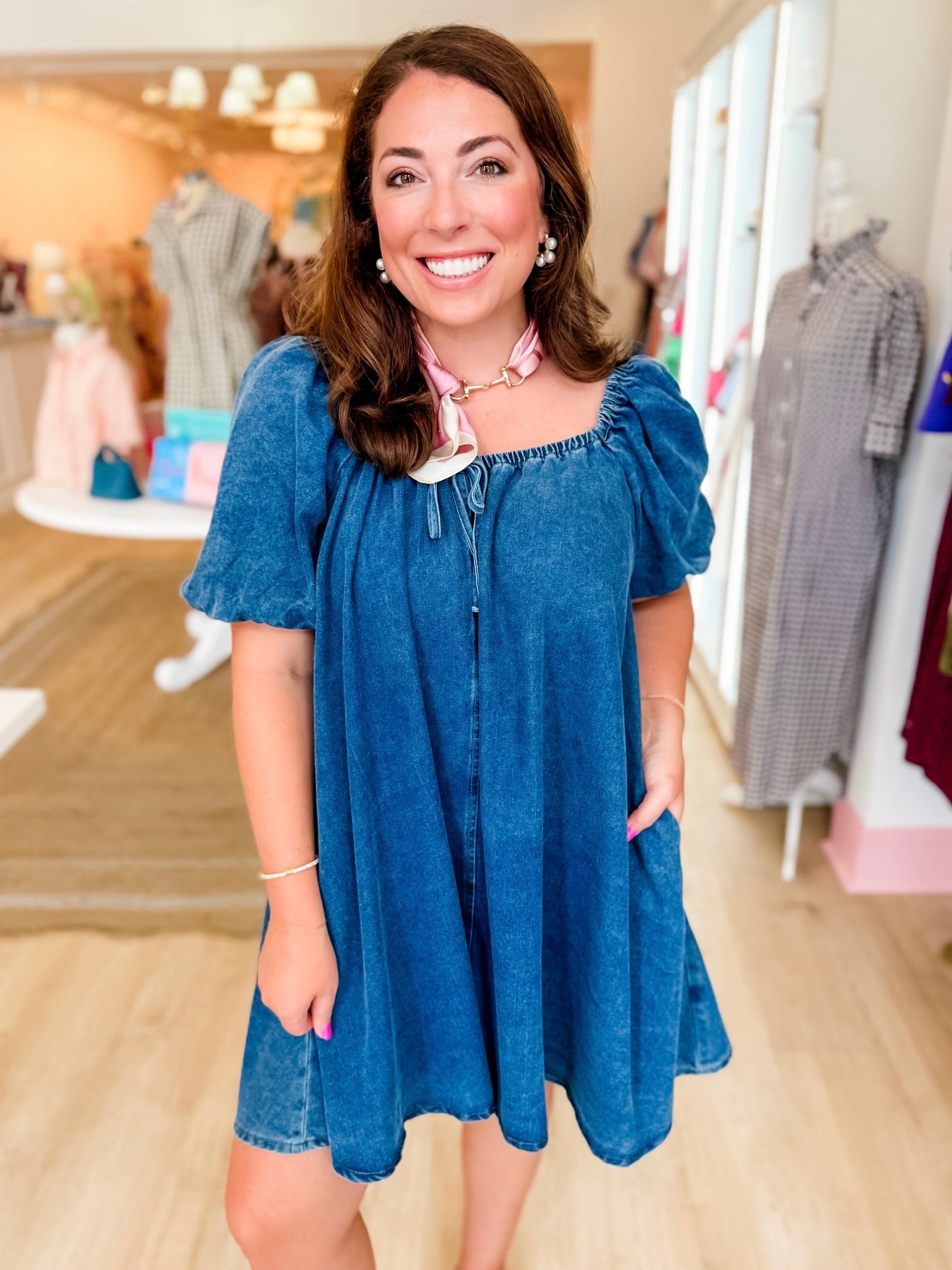 Denim Darling Mini Dress