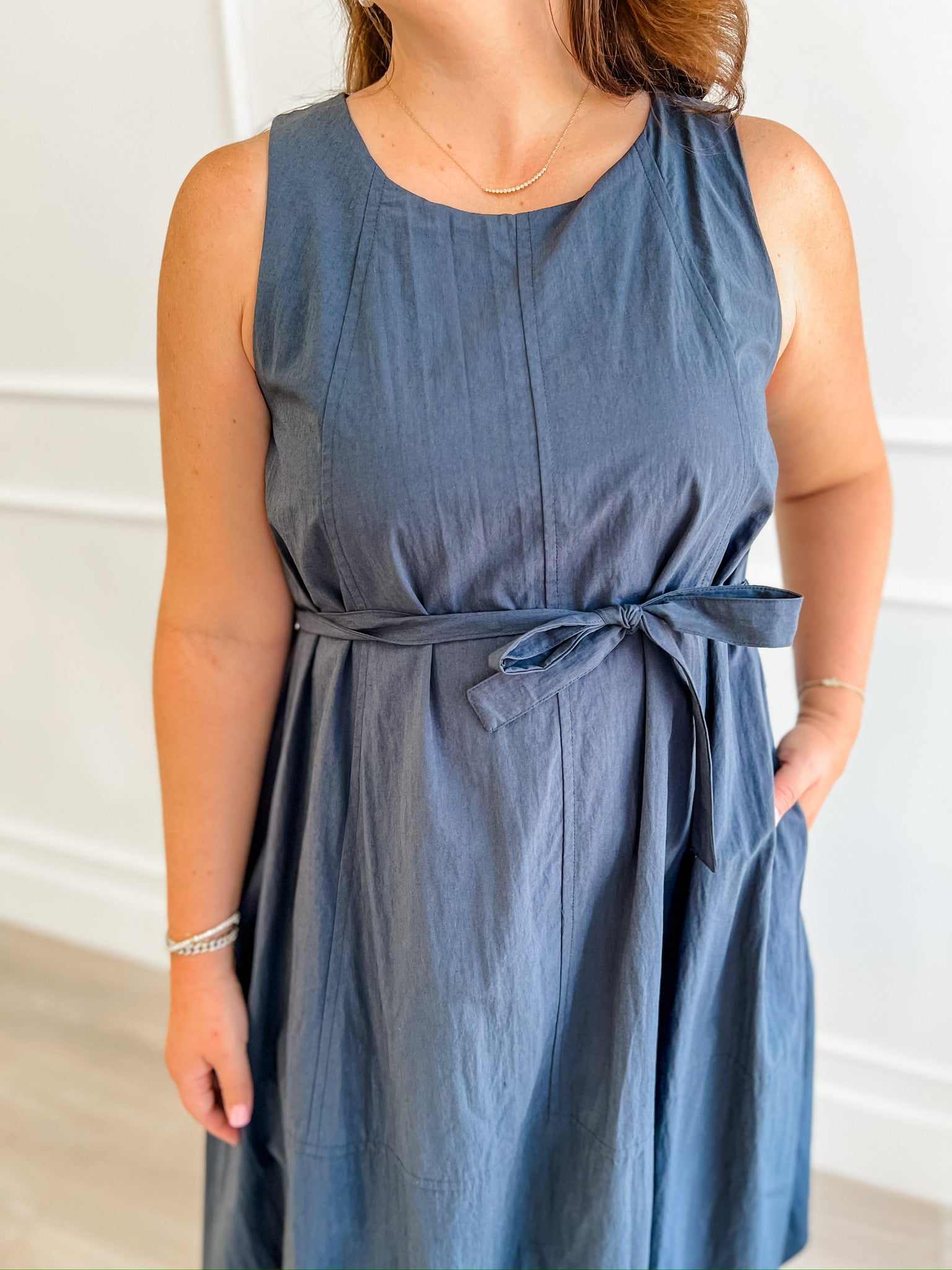 Navy Nightfall Bubble Dress