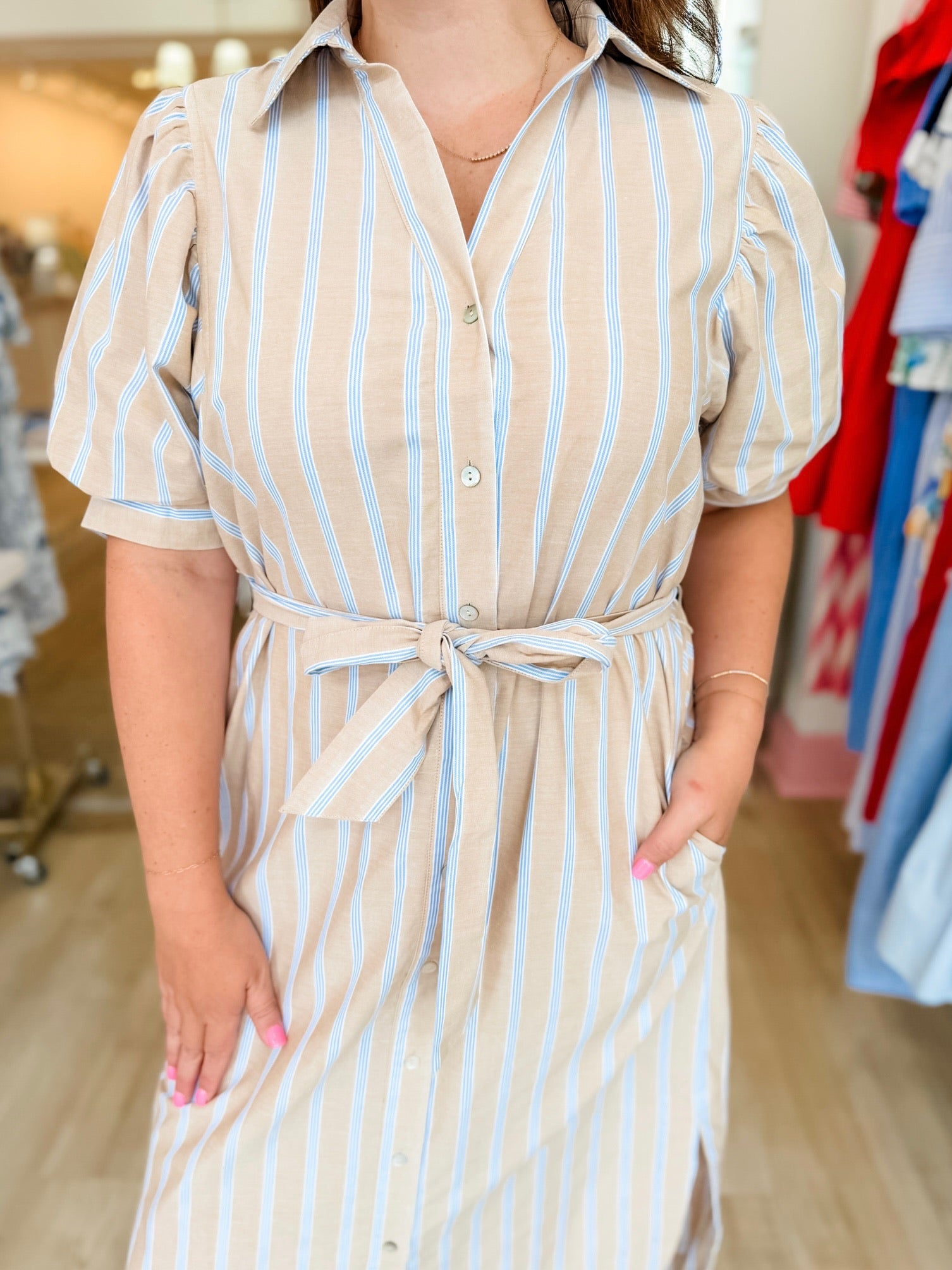 Strut in Stripes Dress