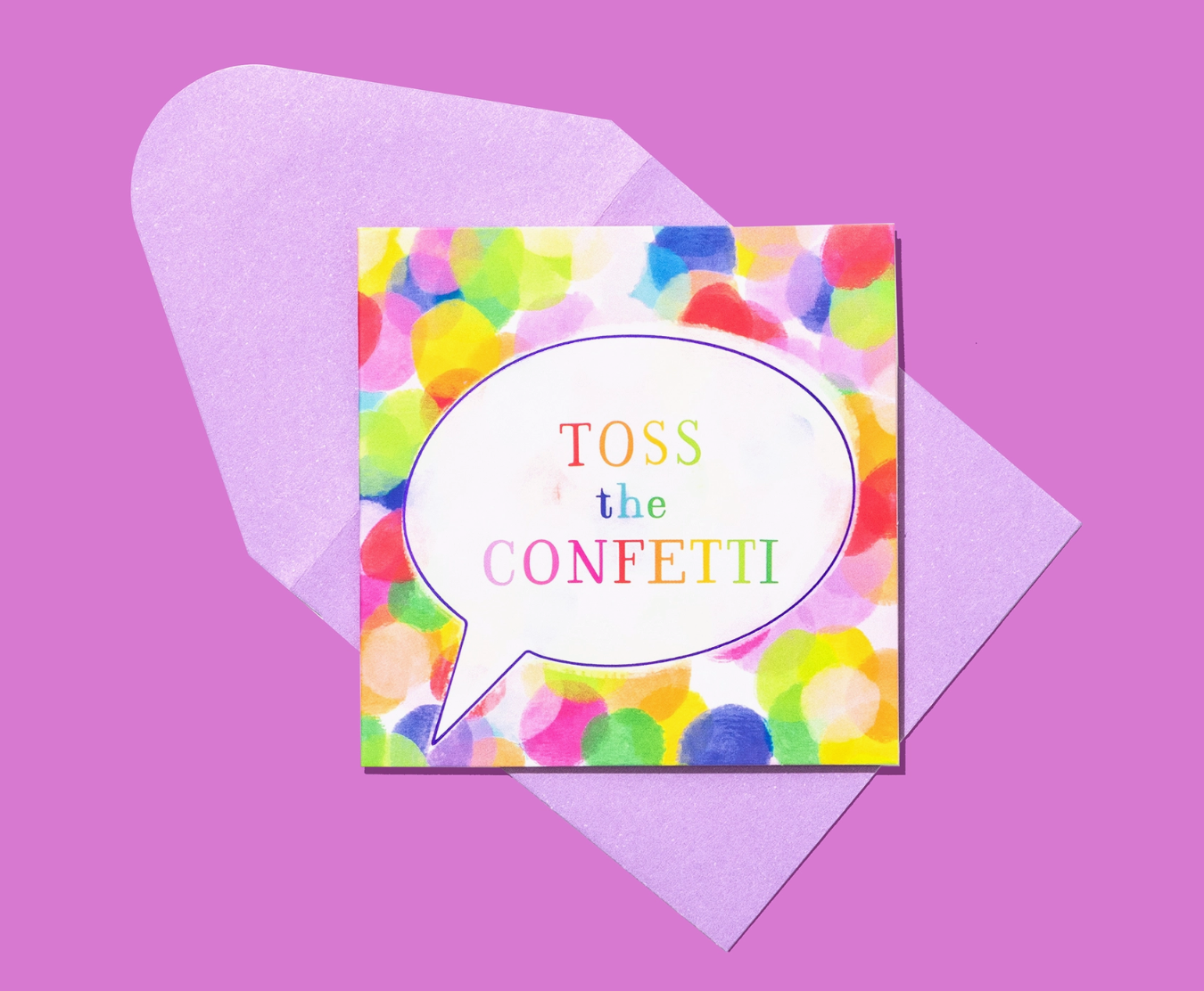 Toss the Confetti Card