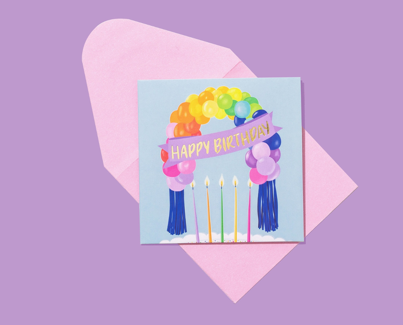 Happy Birthday Balloon Card