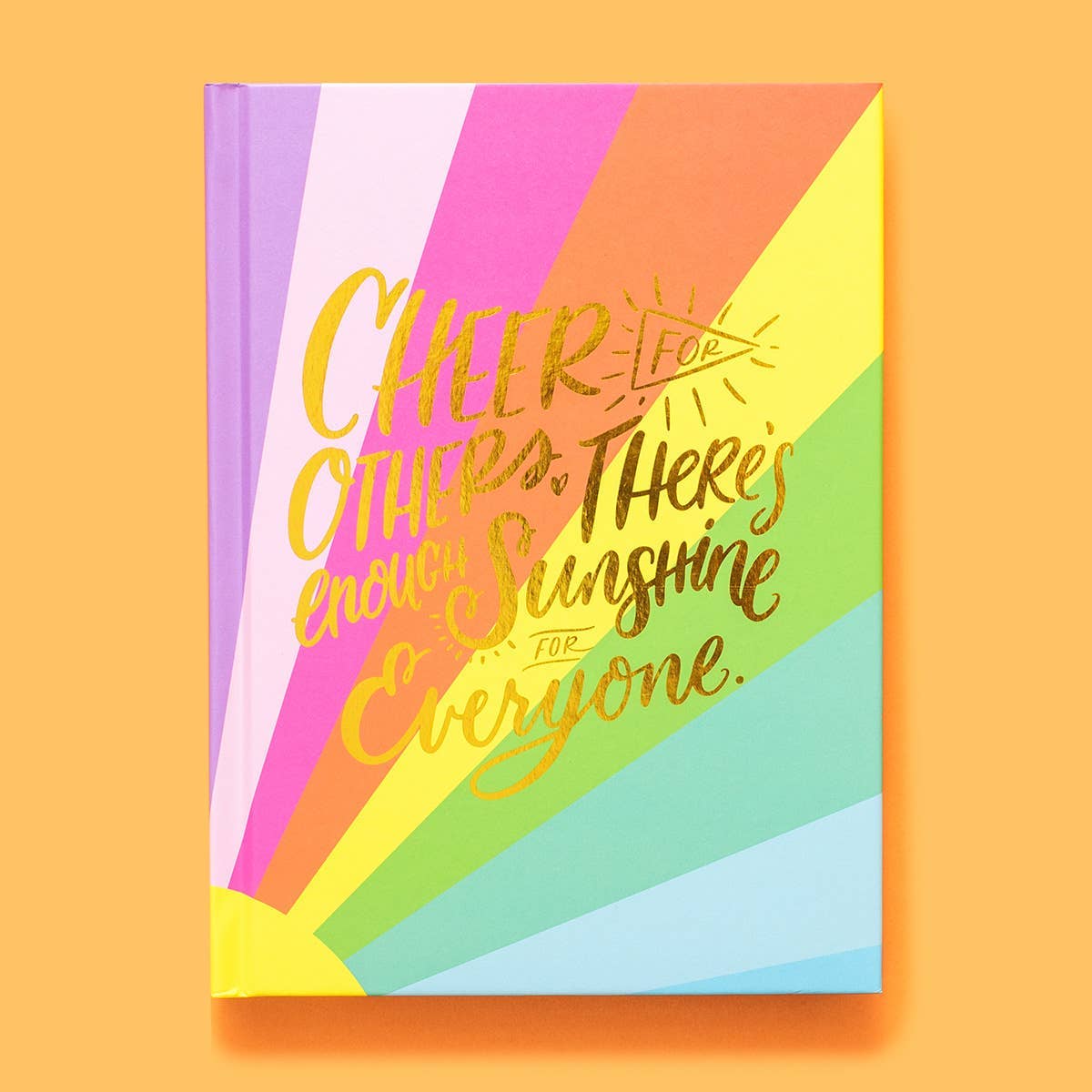 TAYLOR ELLIOTT DESIGNS Hardcover Notebook - "Cheer For Others..."