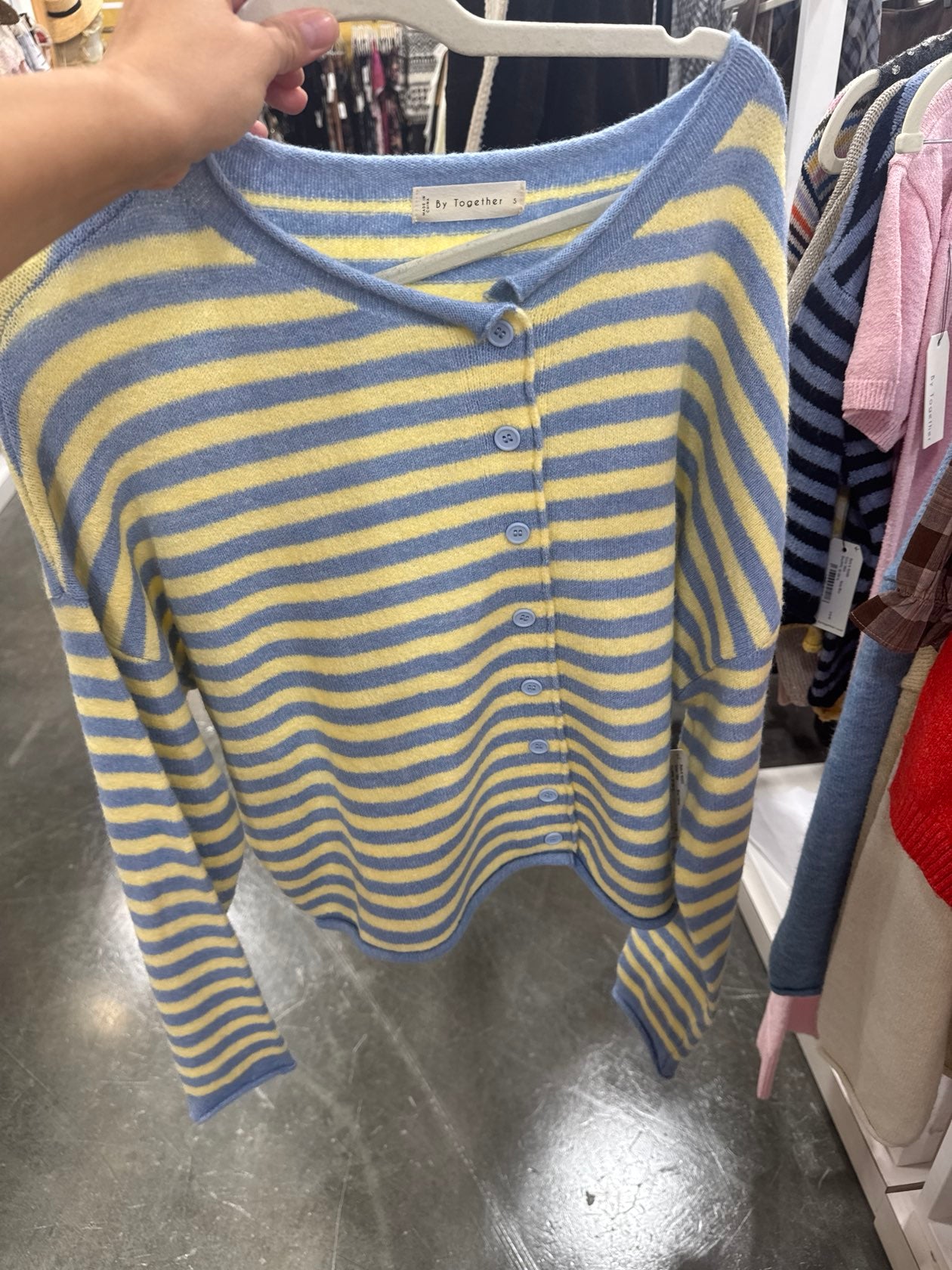 Sweet Striped Cardigan