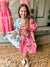 QUEEN OF SPARKLES Pink & Blue Otomi Dress