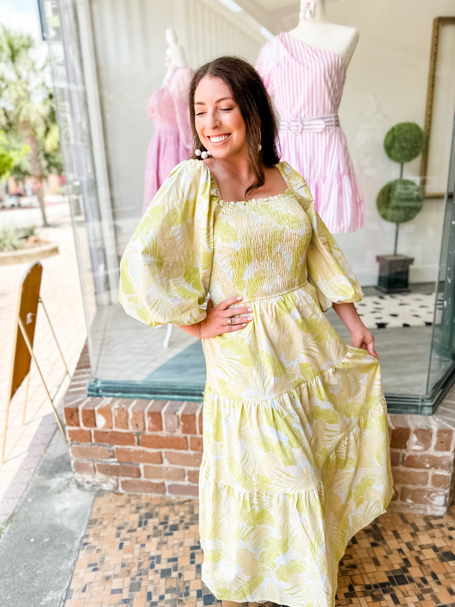 Let It Shine Smocked Dress